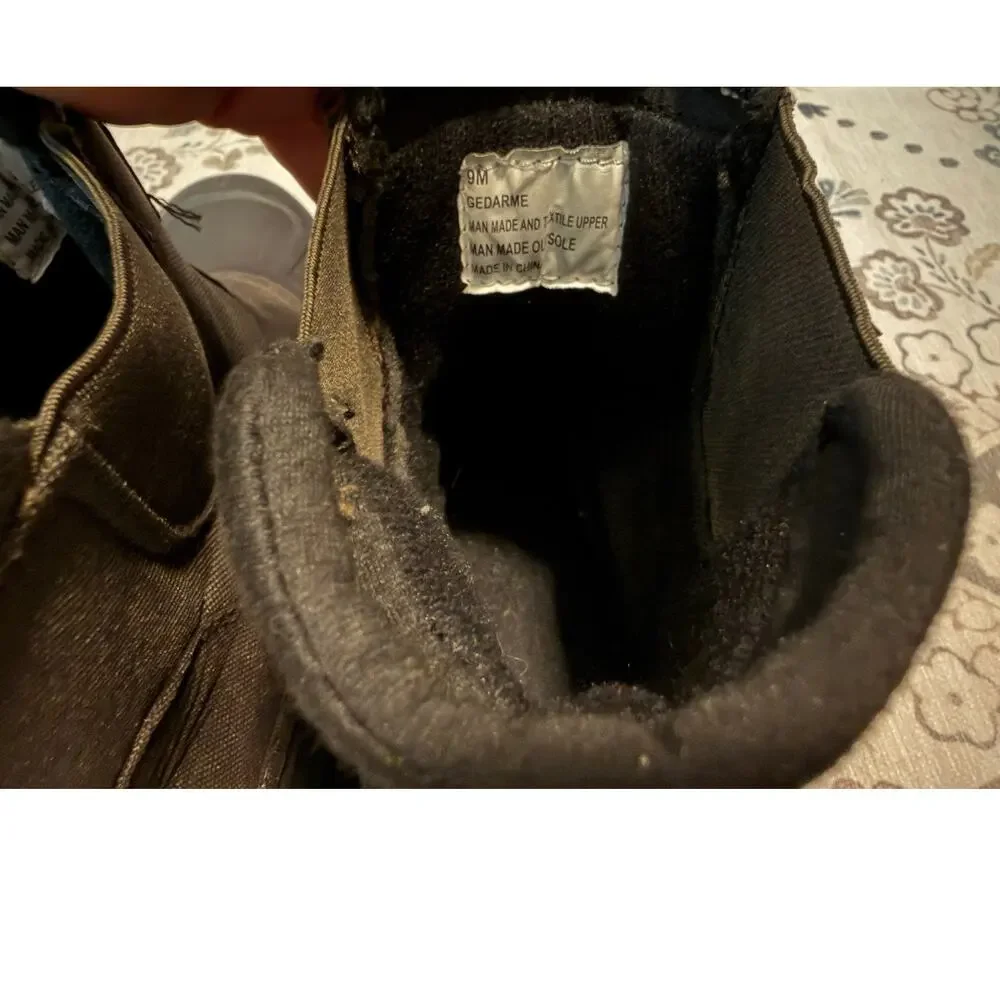 Khombu Gedarme Men's Boots Size 9M Black Waterproof Winter Snow Duck Boots
